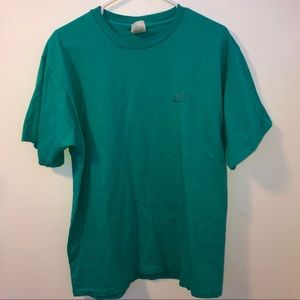 vintage nike teal/turquoise t shirt